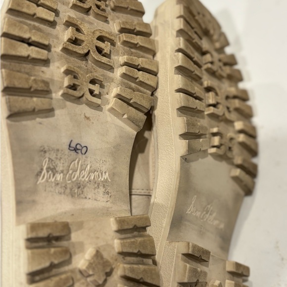 Sam Edelman Cream White Pull-on Boots Laguna size 9.5 - Picture 5 of 5